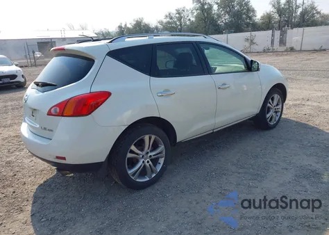 2009 Nissan Murano Le z USA, uszkodzony, nr VIN JN8AZ18W59W112803